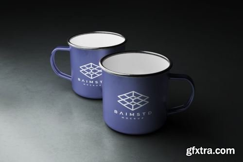 Enamel Mug Mockup Collections 15xPSD