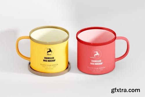 Enamel Mug Mockup Collections 15xPSD