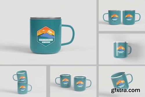 Enamel Mug Mockup Collections 15xPSD