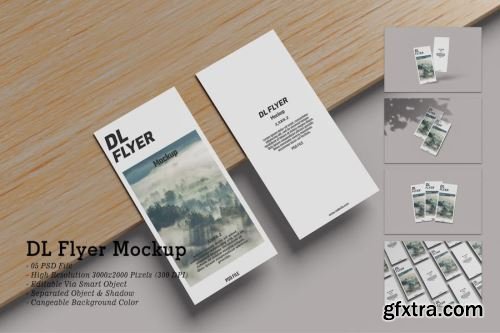 A4 Flyer Mockup Collections 15xPSD