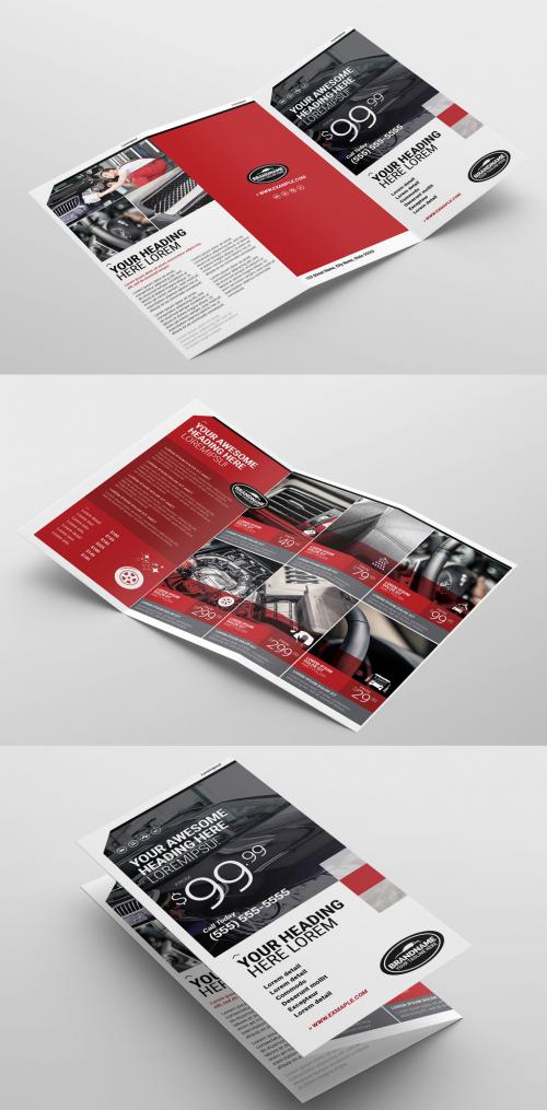 Trifold Car Wash Flyer - 457398866