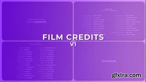 Videohive Film Credits V1 50940220