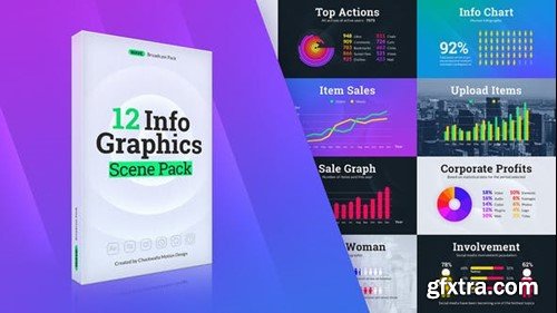 Videohive Wave Infographic Pack 50960337