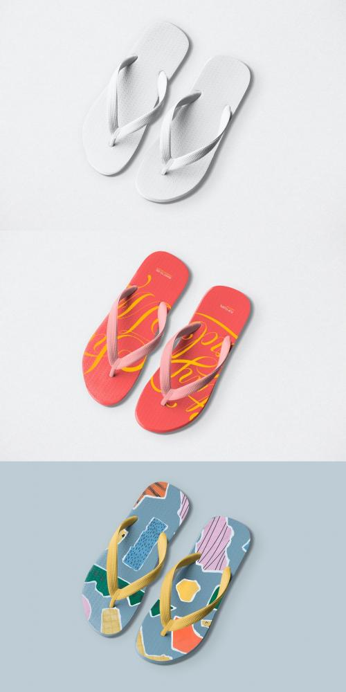 Editable Flip Flops Mockup - 457573491