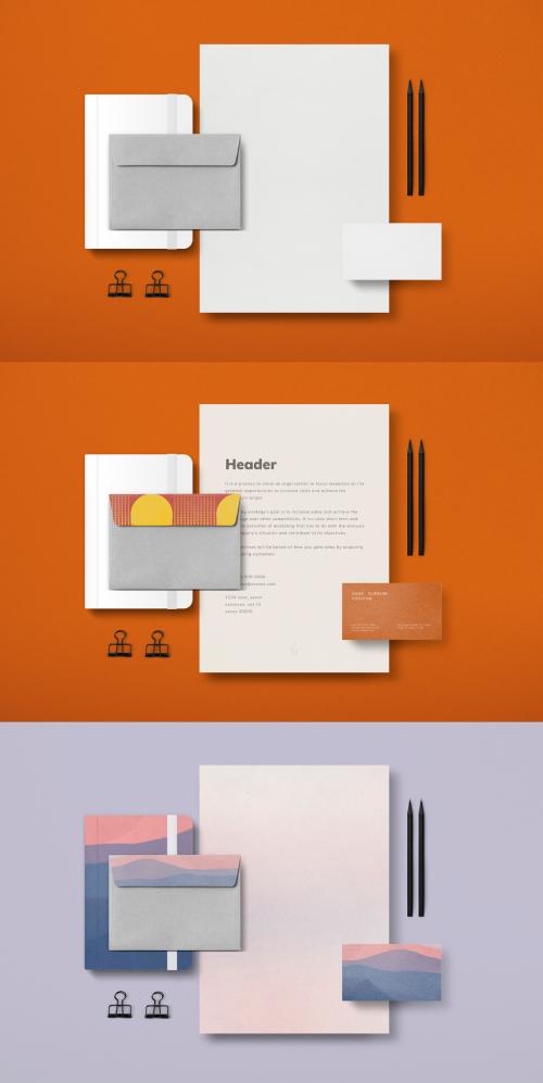 Editable Corporate IDentity Mockup Set - 457573502