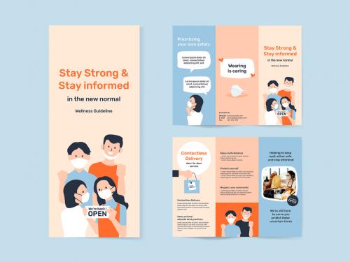 Best Practices for Covid 19 Brochure Layout - 457577415