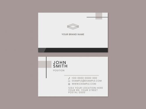 Modern Business Card Layout - 457577434