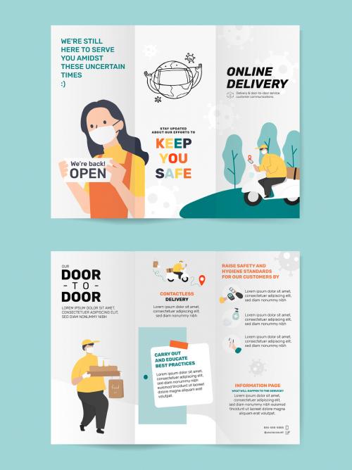 Home Delivery Brochure Layout - 457577450