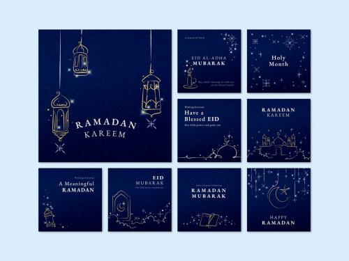 Ramadan Social Media Layout Set - 457577503