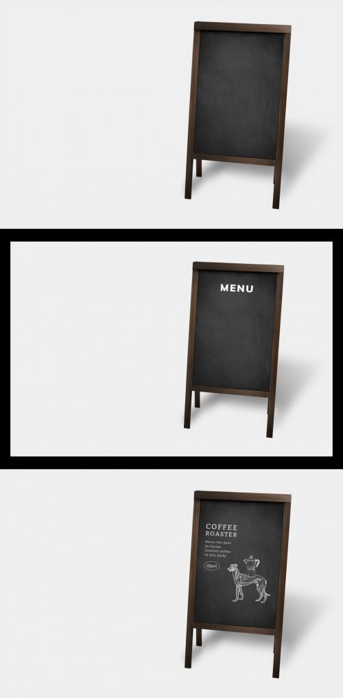 Chalkboard Sign Mockup for Restaurant - 457577521