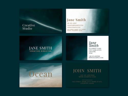 Creative Business Card Editable Layout Set - 457577536