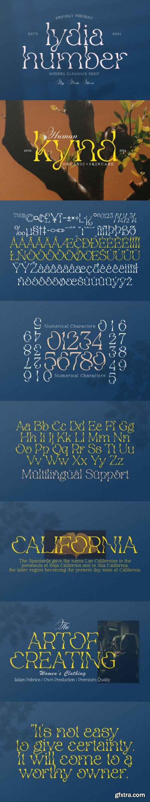 Lydia Humber Font