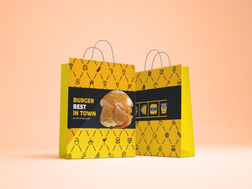 Food Shopping Bag Layout - 457590300