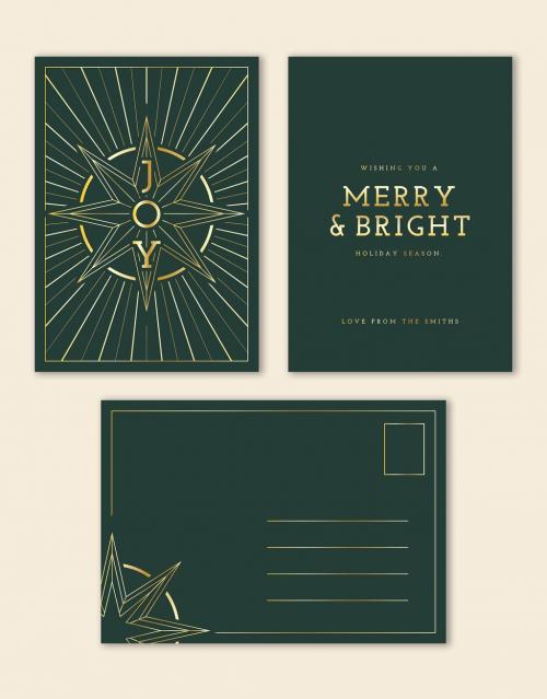 Joyful and Bright Holiday Card Set - 458133179