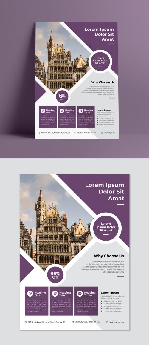 Modern Flyer Layout - 458354828