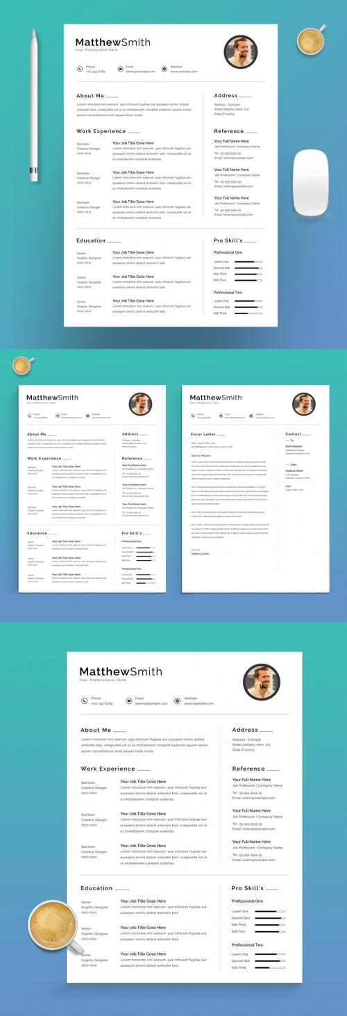 Professional Resume Layout - 458354957