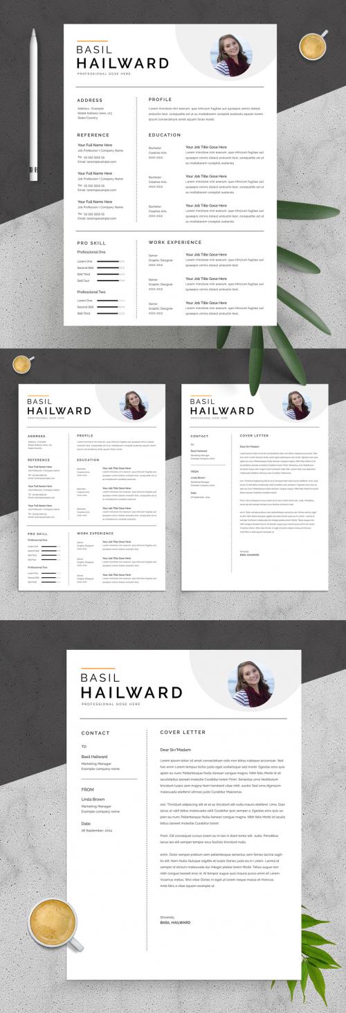 Clean Professional Resume Layout - 458354995