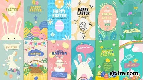 Videohive Easter Vertical Stories 50973354