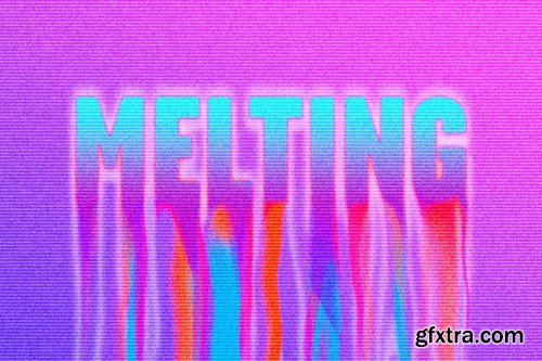 Bright Melting Text Effect MYQTD3L