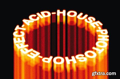 Round Acid Melting Text Effect MRX4PXC