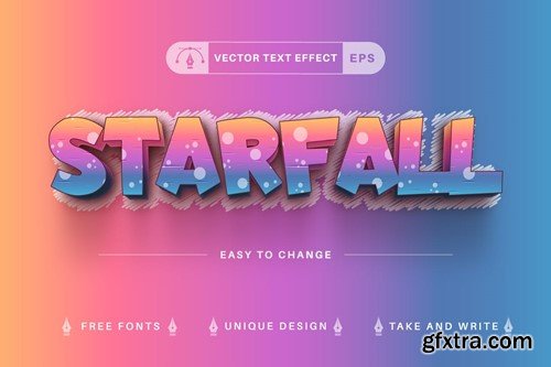 Set 10 Unicorn Editable Text Effects, Font Styles KETAX9H