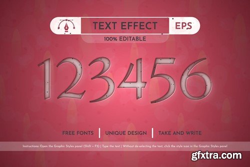 Dragon Fruit - Editable Text Effect, Font Style BGYWSLW