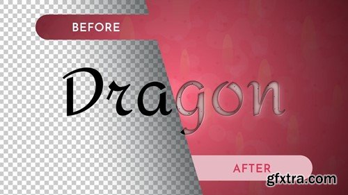 Dragon Fruit - Editable Text Effect, Font Style BGYWSLW