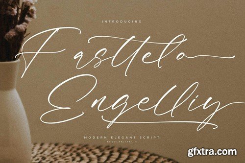 Fasttelo Engelliy Modern Elegant Script Font 65MNFX3