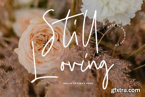 Hello Lattevy - Handwritten Script font KHG3PCQ