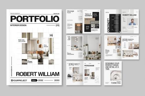 Portfolio Magazine Template