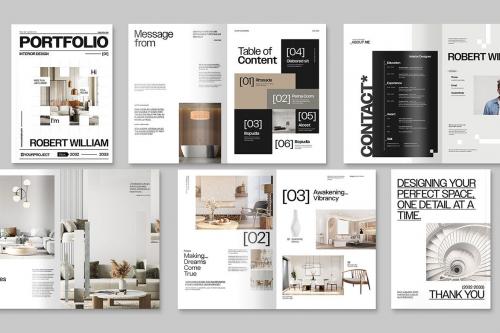 Portfolio Magazine Template