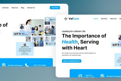 ValCare - Medical Hero Header