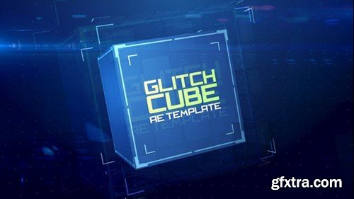 Videohive Glitch Cube Logo 10022595