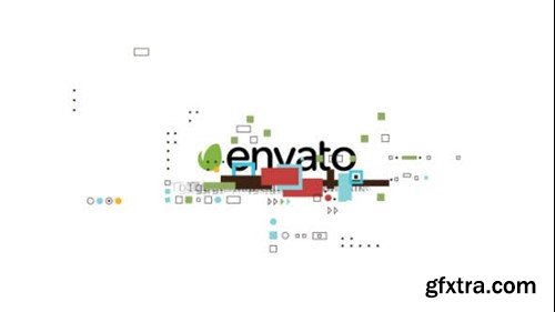 Videohive Glitch Shape Logo 18042563