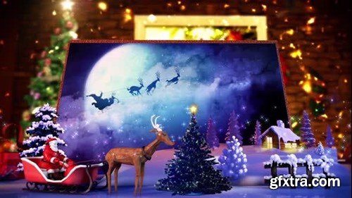 Videohive Christmas Greetings (Pop up book) 49536314