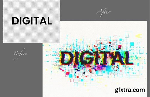 Digital Editable Text Effect 8M8ERWS