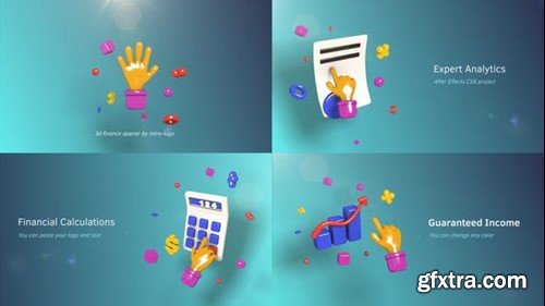 Videohive 3d Finance Opener 29125140