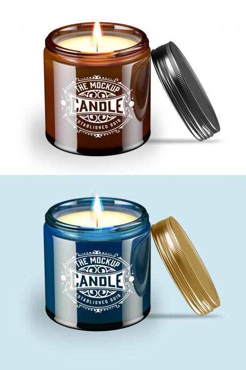 Jar Candle Mockup - 458570994