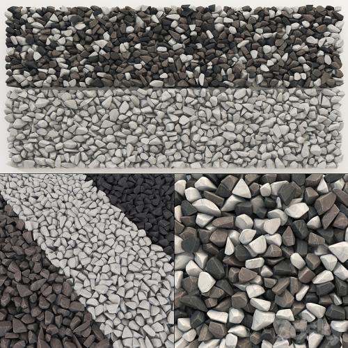 Rock brown white black stone n1 / Rock brown white black stone