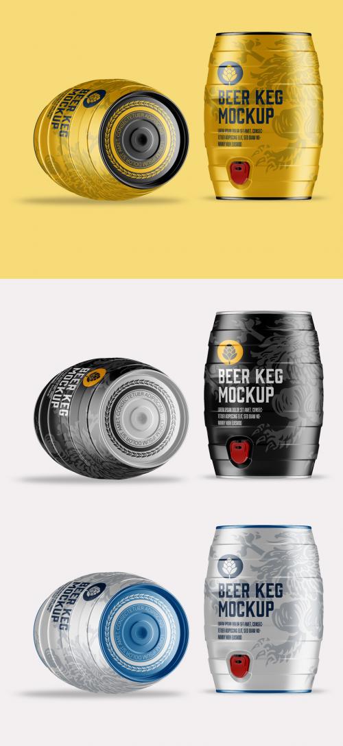 Beer Keg Mockup - 458571039