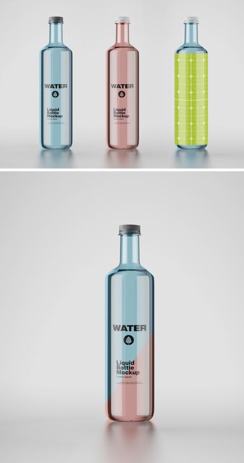 Water Bottle Mockup - 458571081