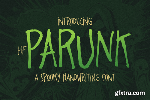 HF Parunk Horror Fonts 4Z5JYUN