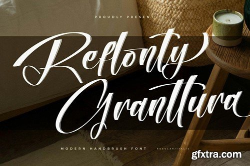 Reflonty Granttura Modern Handbrush Font XZBHCZ9