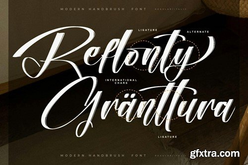 Reflonty Granttura Modern Handbrush Font XZBHCZ9