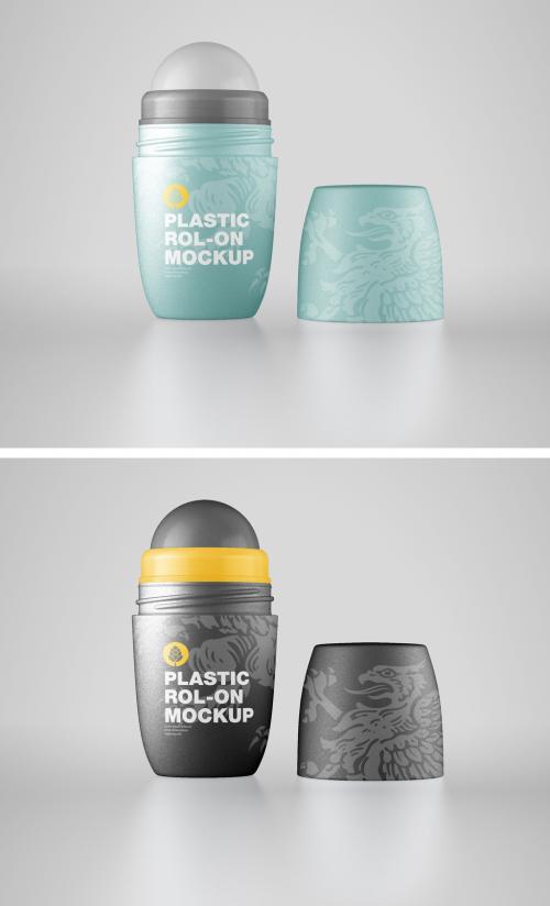 Plastic Roll on Cosmetic Mockup - 458571095