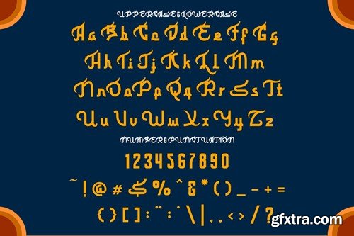 Hikma Glyphs - Arabic Style Font 72SUJ66