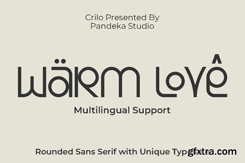 Crilo - Modern Sans Display DTNUZUK