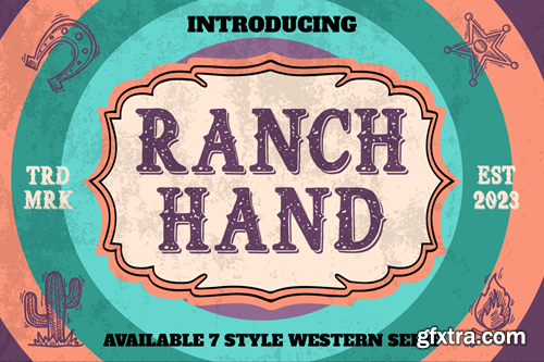 Ranch Hand – Display Westren Font CXZ5MT7