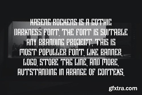 Kaseng Rockens - Gothic & Blackletter Font 73RRQVH