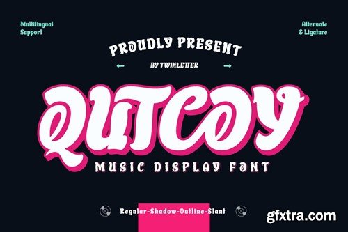 Qutcoy - Display Font MWB5G5K